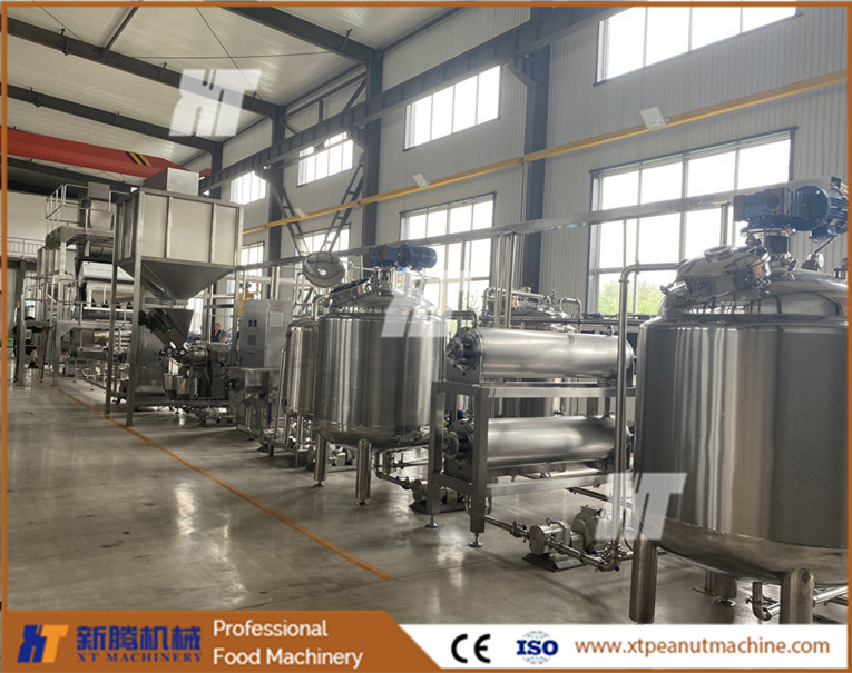 Peanut Butter Production Line exported to Colombia