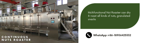 Continuous Nuts Roaster Mutifunctional Nuts Baking Oven