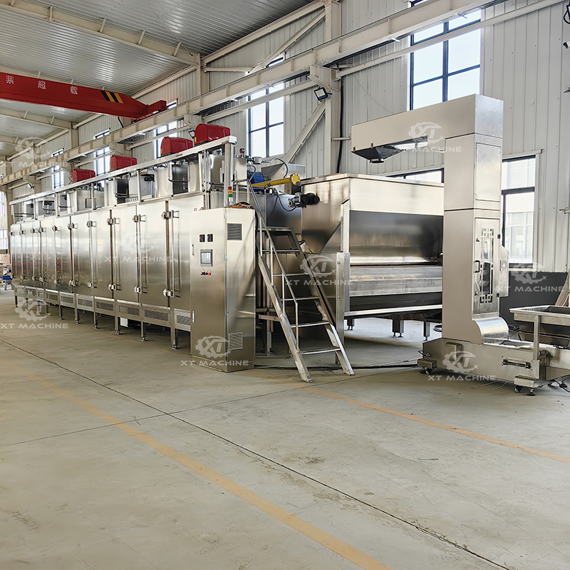 Fully Automatic Peanut & Cashews Roasting Machine,300kg/h‑2000kg/h, Roaster for Almond and Sesame Seeds