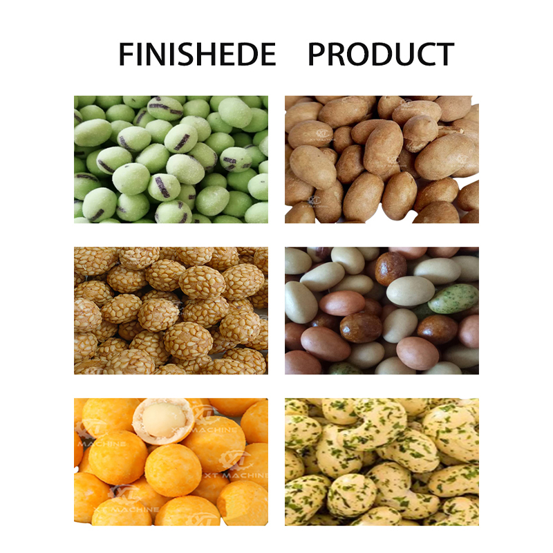 Swing Roaster 100kg/h for Coated Peanuts, PLC Control, Japanese Beans Swing Oven for Nut Processing Plants