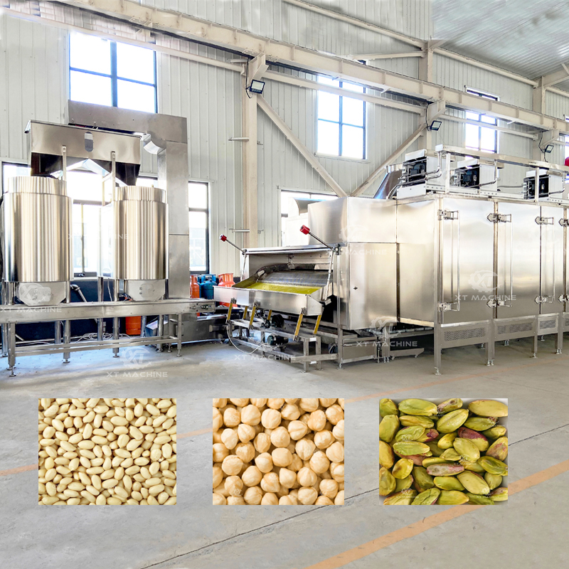 Blanched Peanut Processing Line 500‑1000kg/h Roasted Hazelnut Peeling Machine