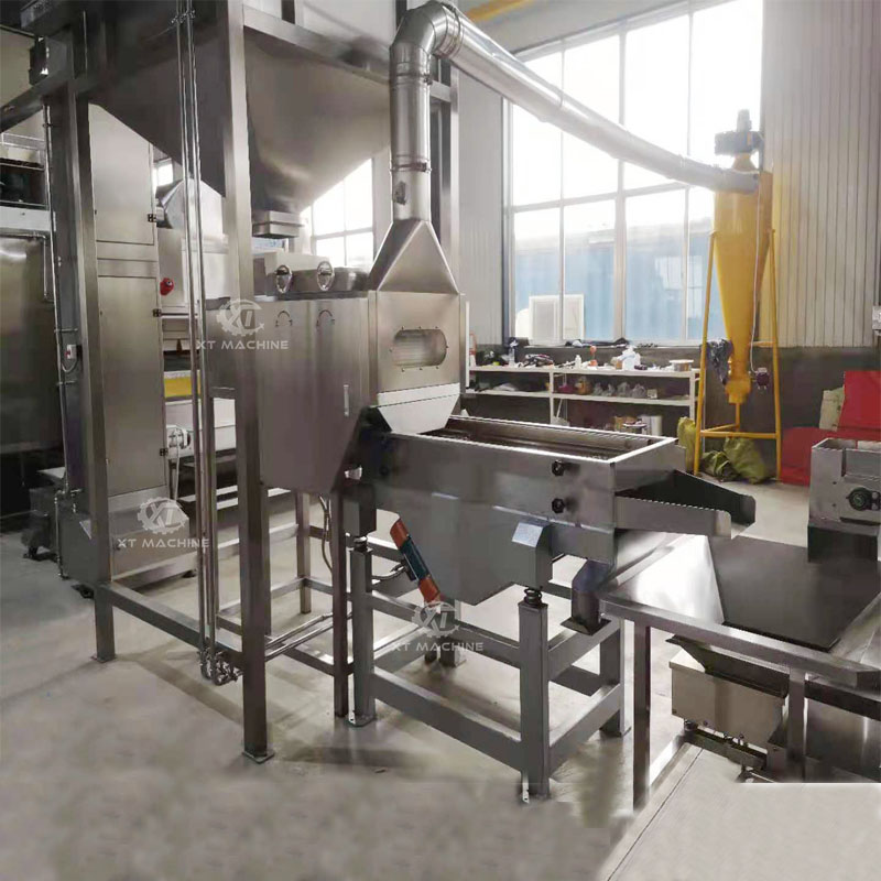 Split Peanut Kernel Blanching Machine Slitting Peeling Machine