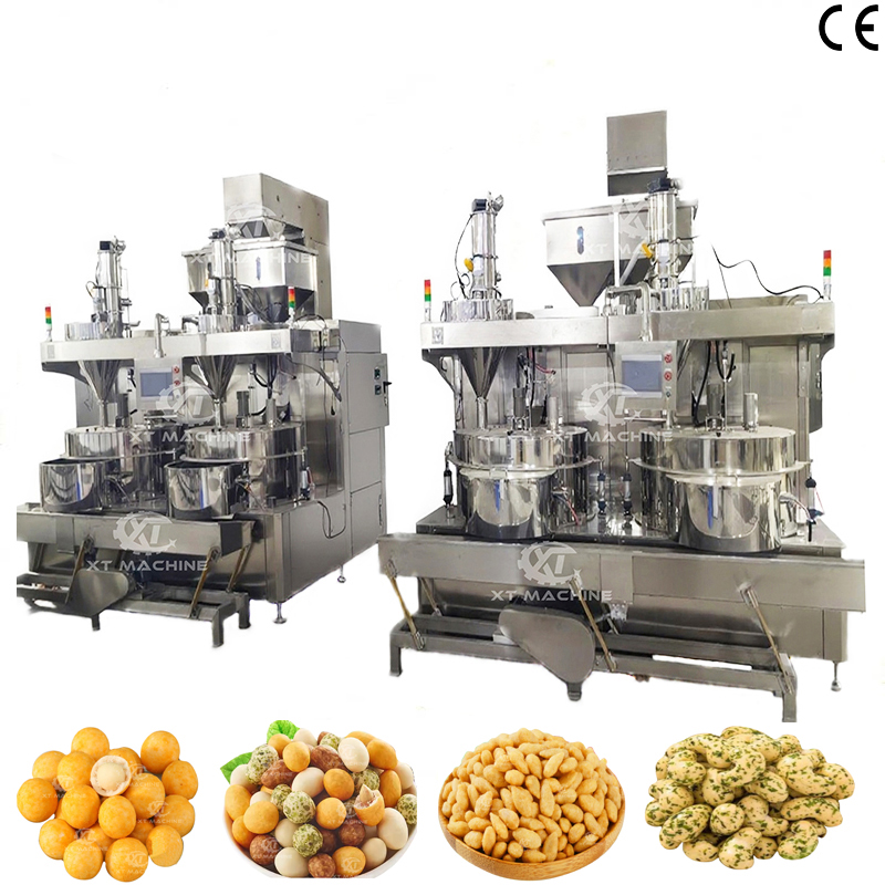 Fish Skin Peanuts Coating Machine Wasabi Coated Almond for Nut Processing Plants
