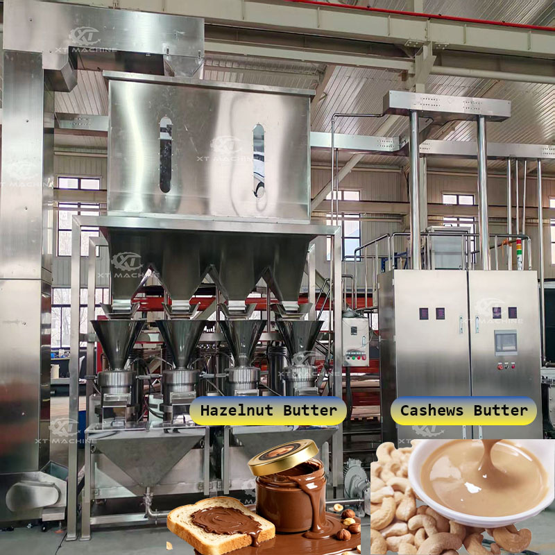 Automatic Peanut Cashew Nuts Butter Grinding Machine