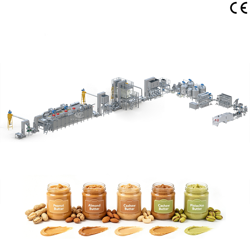 One-Stop Peanut Butter Processing Equipment Almond Butter Making Machine