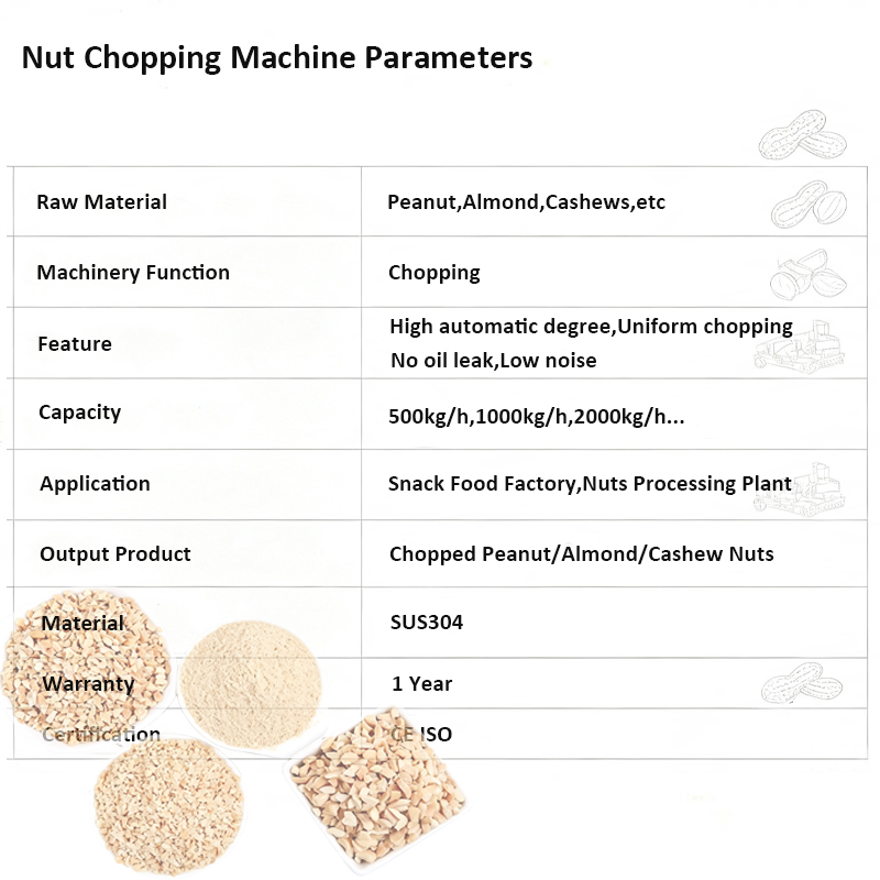 Peanut Crushing Machine Cashew&Almond Cutting Machine